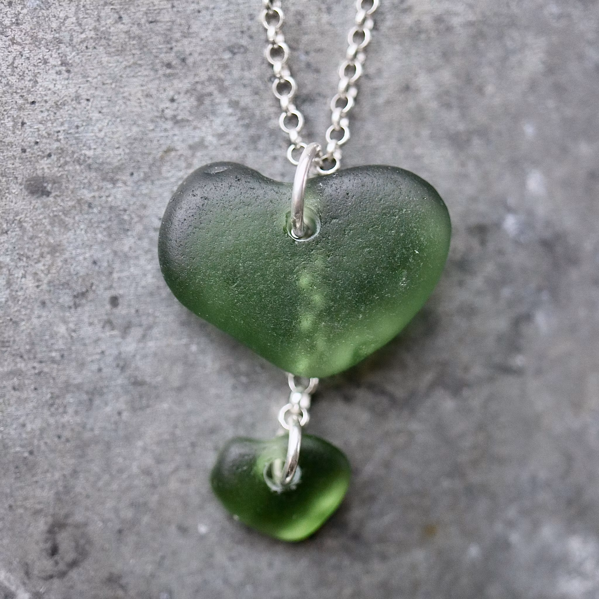 Double Heart halsband