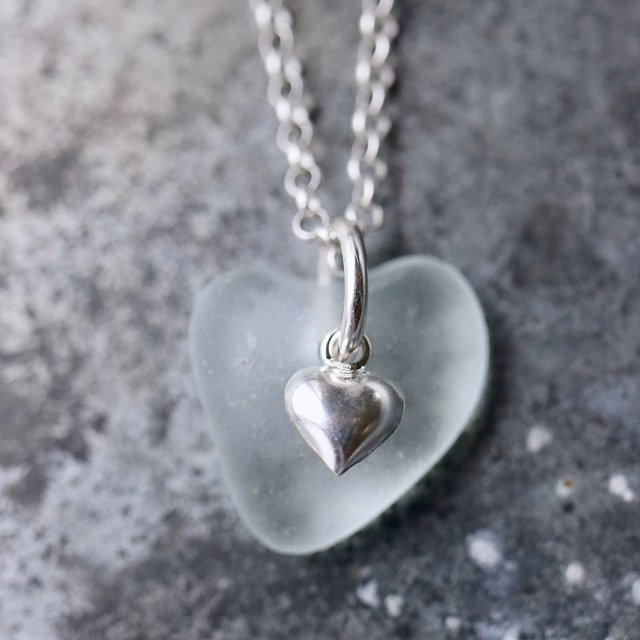 Doubleheart berlockhalsband