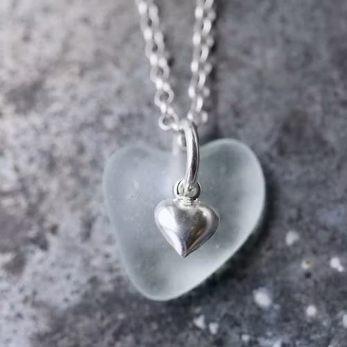 Doubleheart berlockhalsband