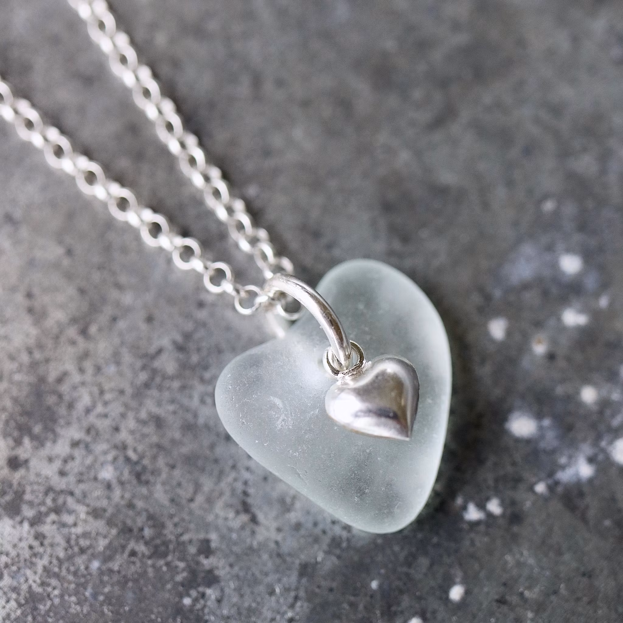 Doubleheart berlockhalsband