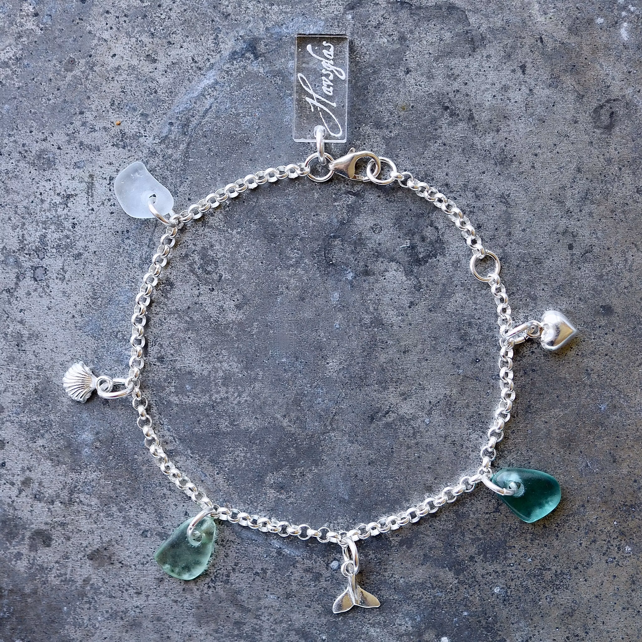 Berlockarmband Seafoam