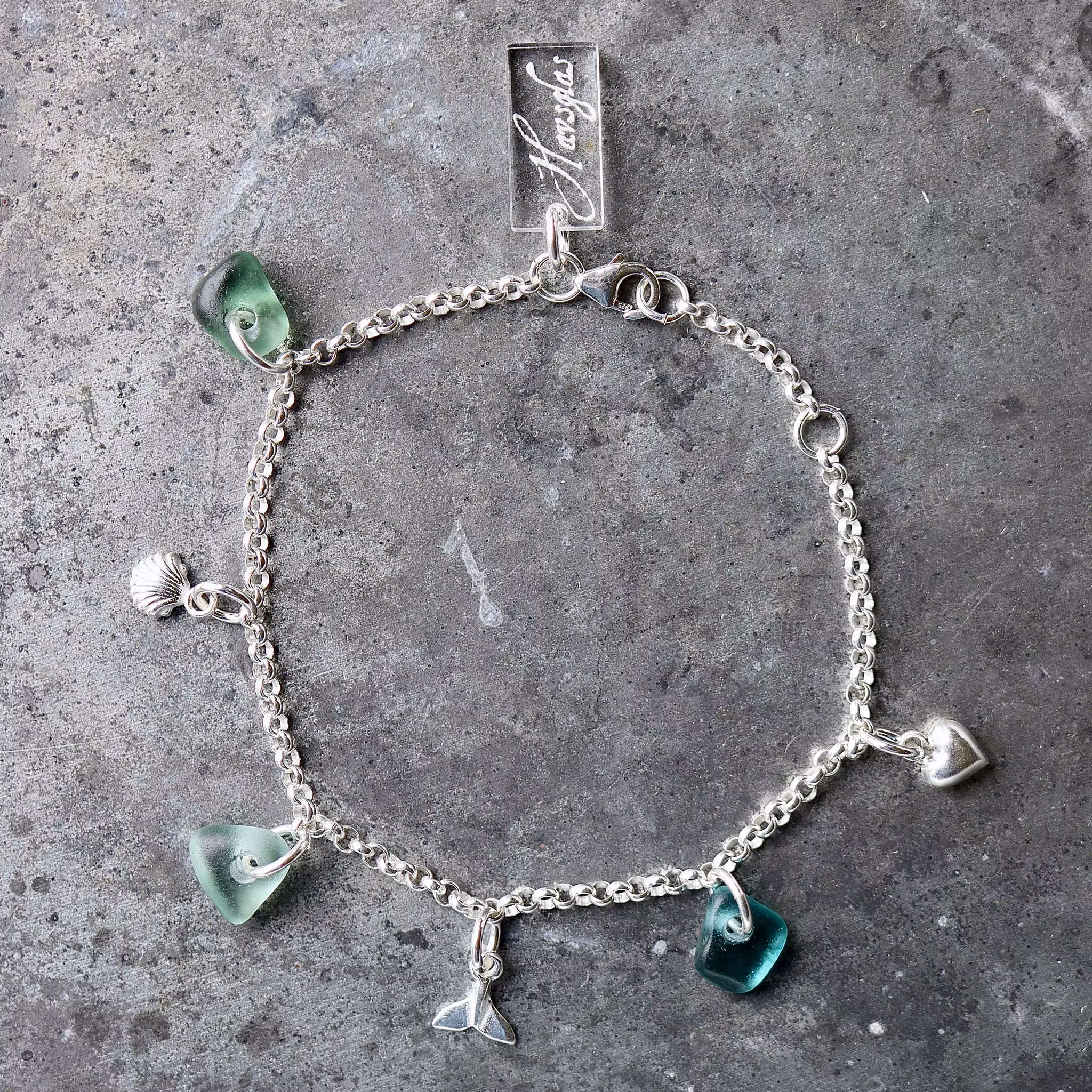 Berlockarmband Watercolours