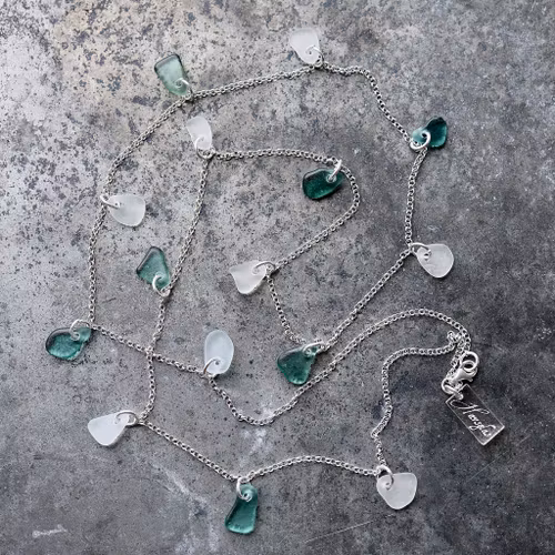 Long Treasure Hunter´s Seafoam halsband