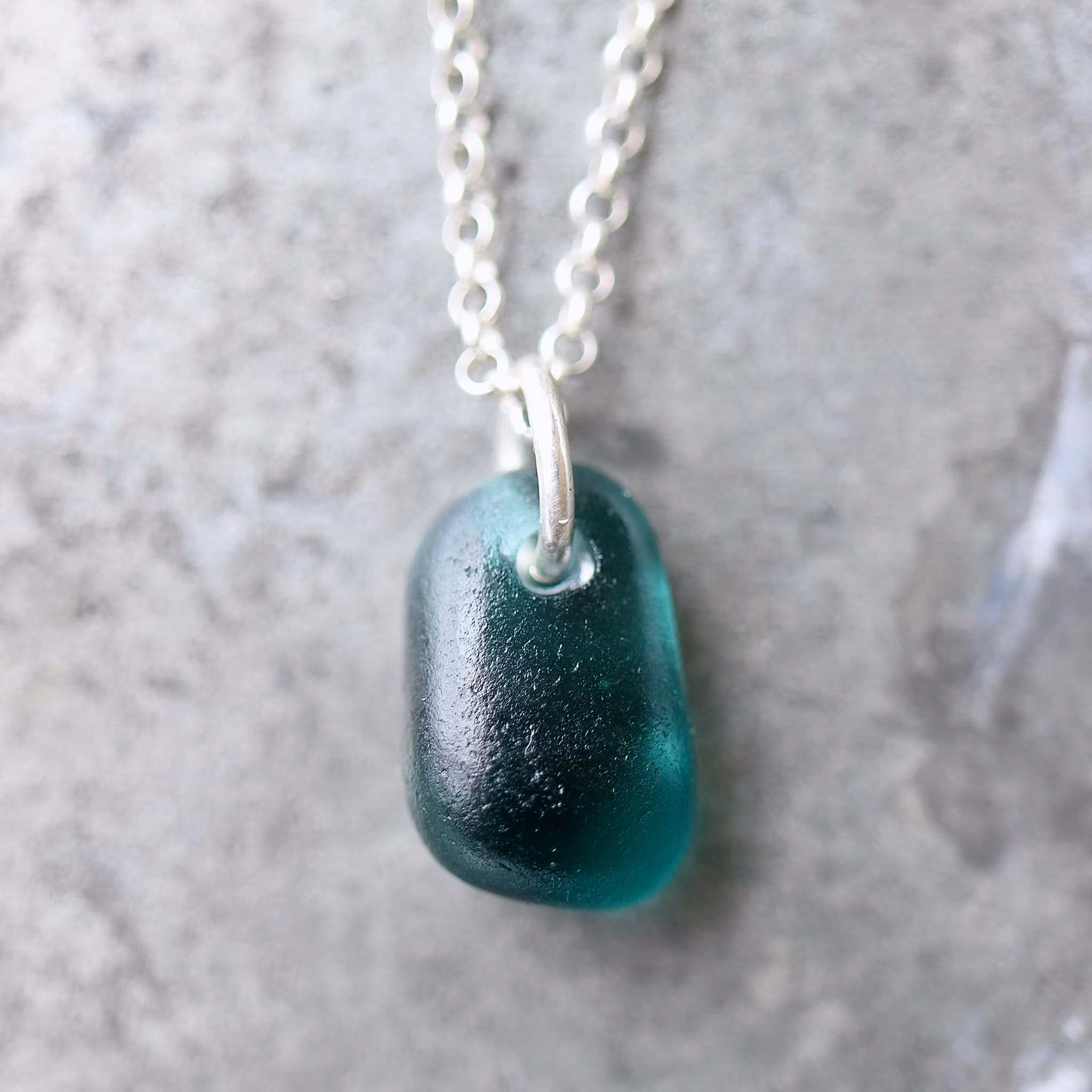 Blue Droplet halsband