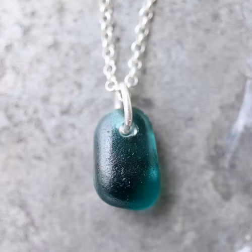 Blue Droplet halsband