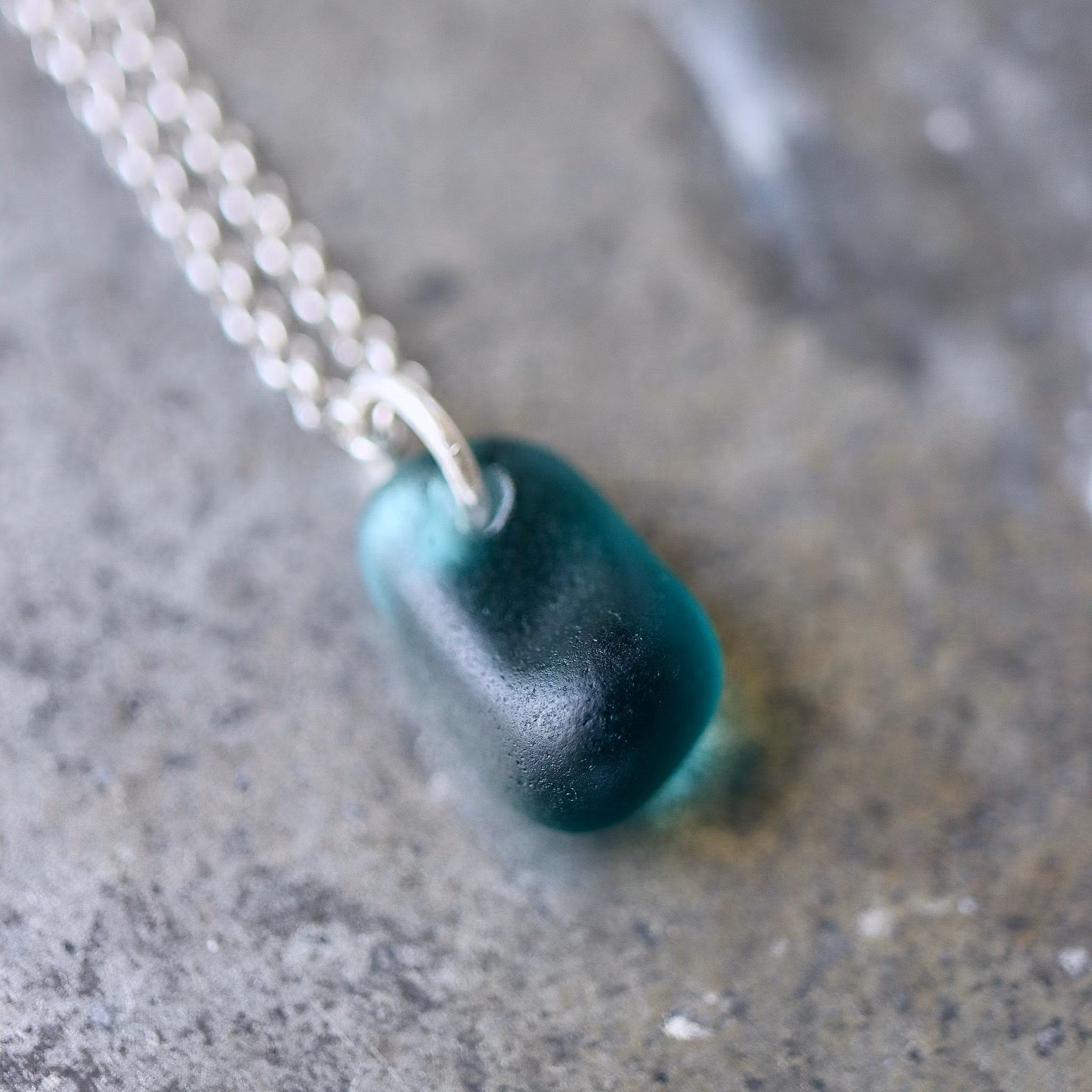 Blue Droplet halsband