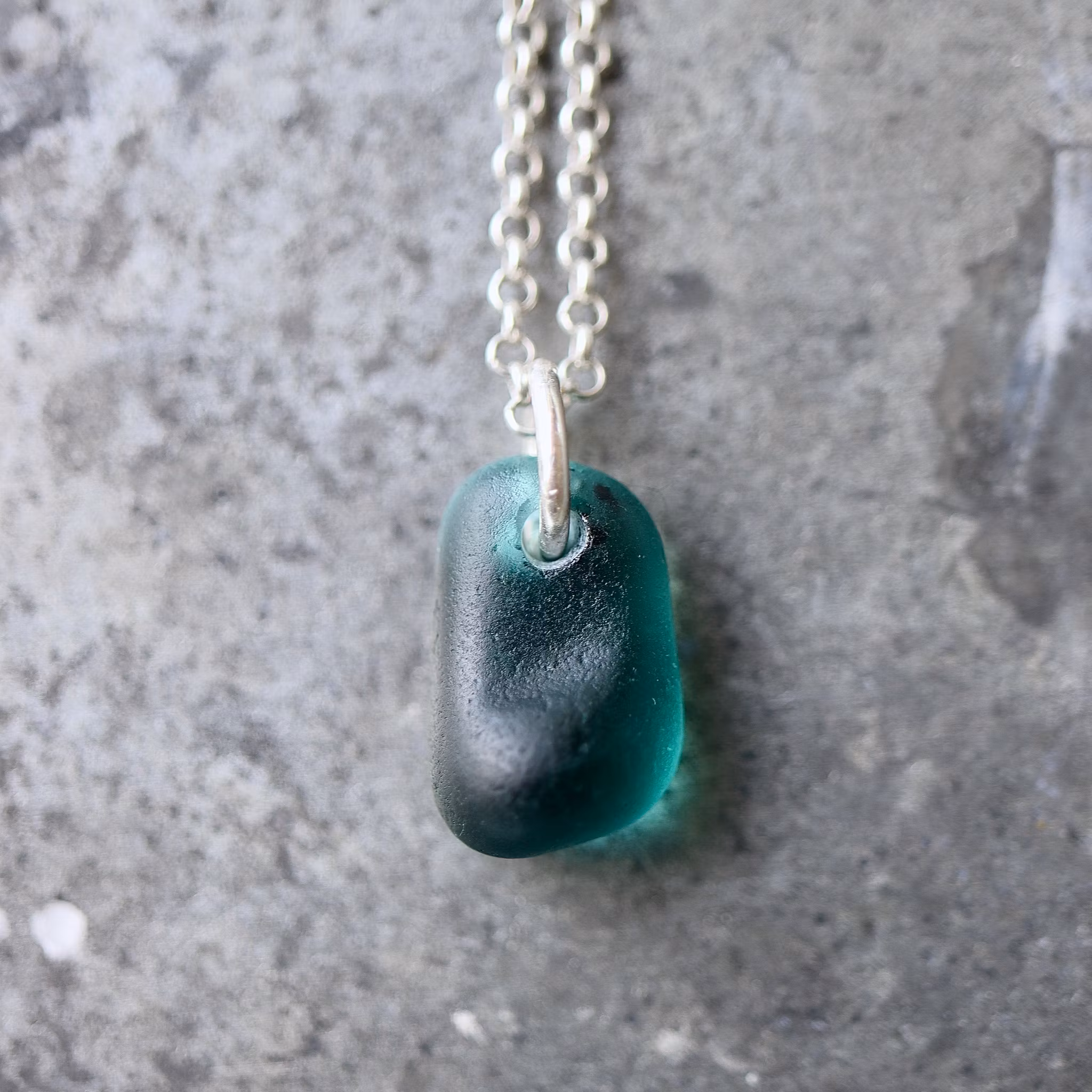 Blue Droplet halsband