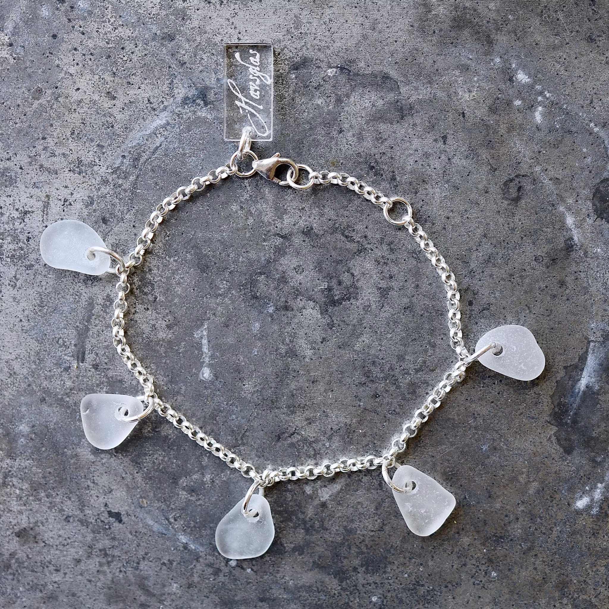 Treasure Hunter´s White Flakes armband