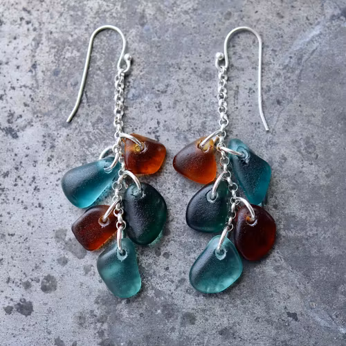 Autumn By The Sea örhängen