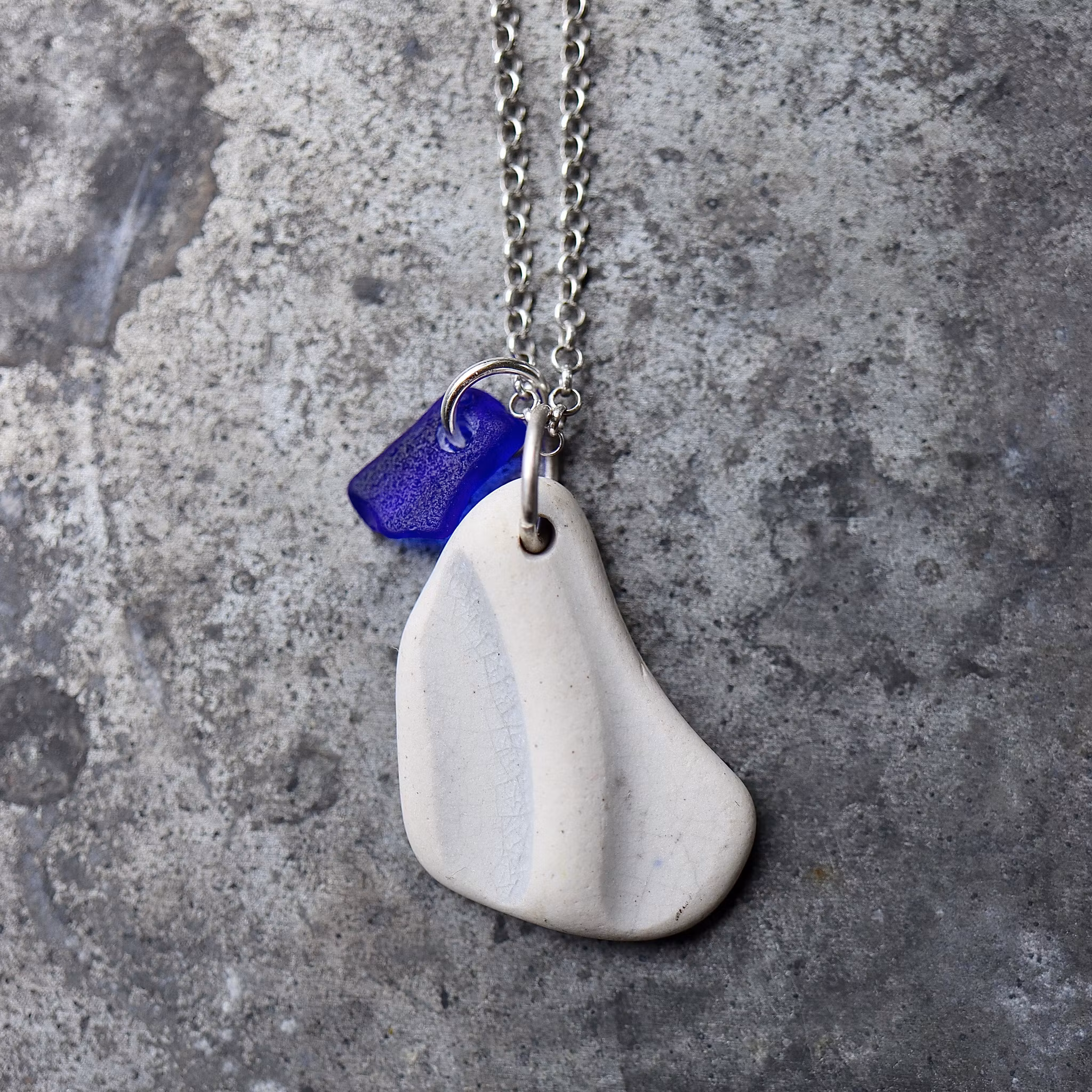 Perfect Match Blue Flowers Of Longing halsband