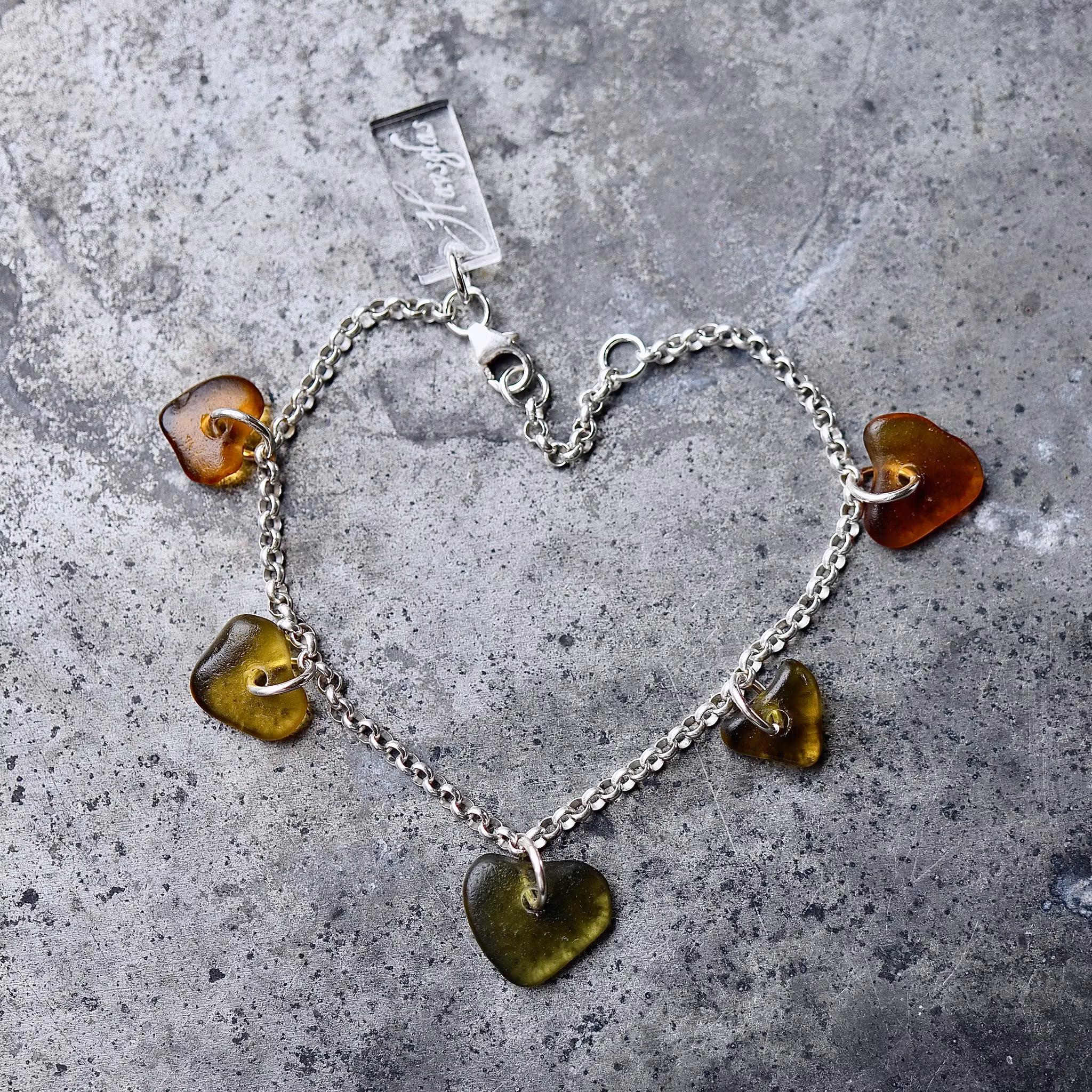 Treasure Hunter´s Autumn Hearts armband