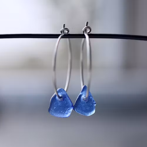 Small Loop Raindrops örhängen