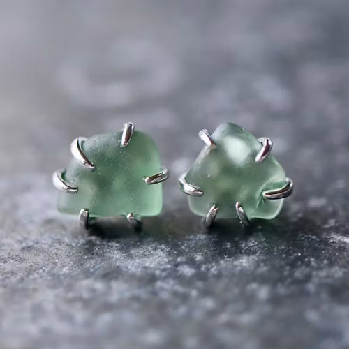 Luscious Green stiftörhängen