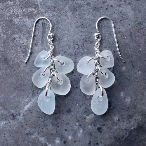 Shimmering Snow örhängen