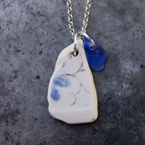 Perfect Match Curly Blue halsband