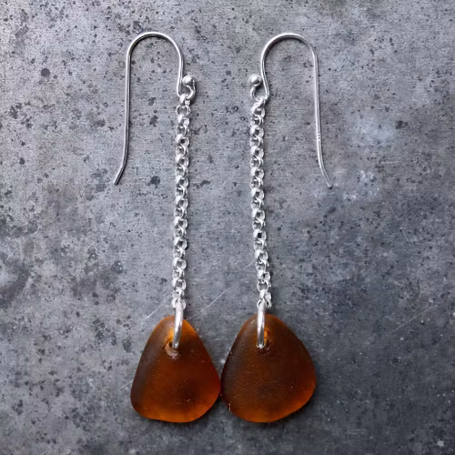 Golden Brown örhängen