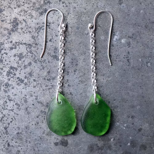 Longing For Green örhängen