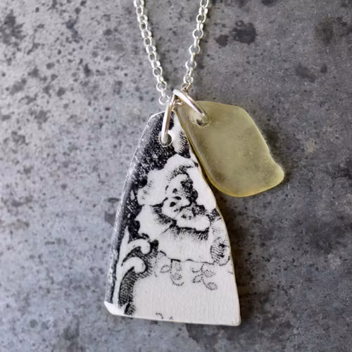 Perfect Match Lemon Rose halsband