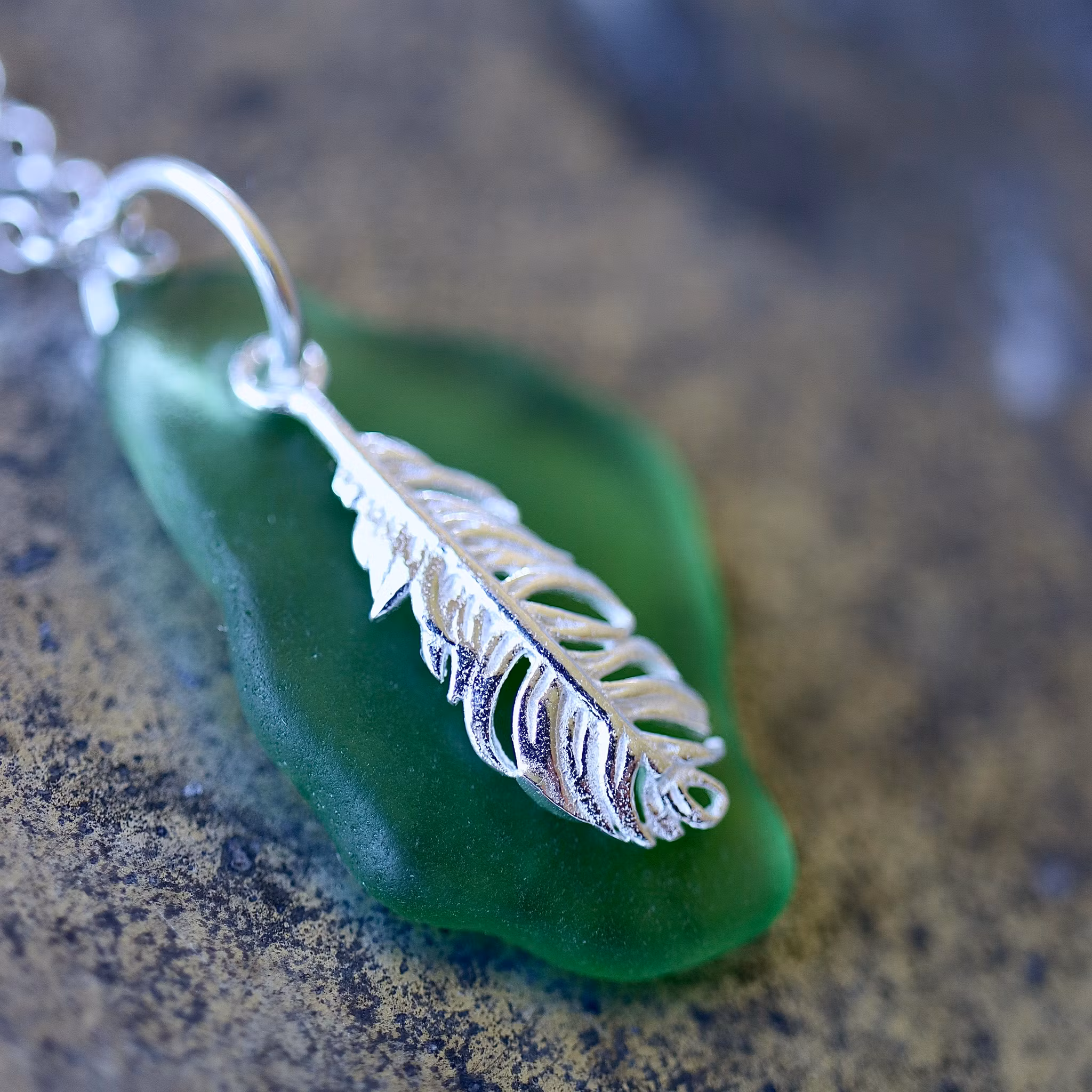 Forest Feather berlockhalsband