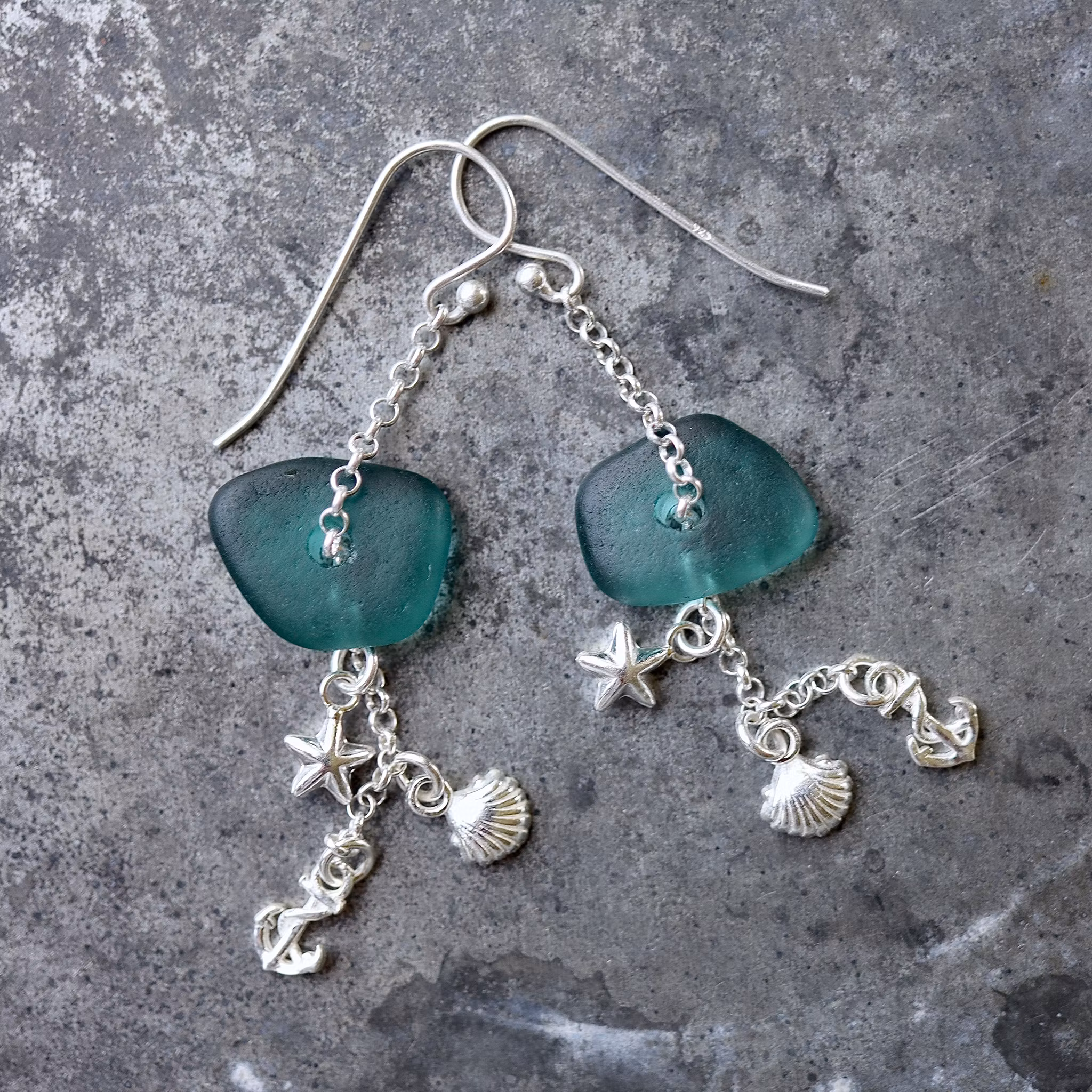 Turquoise Medusas örhängen