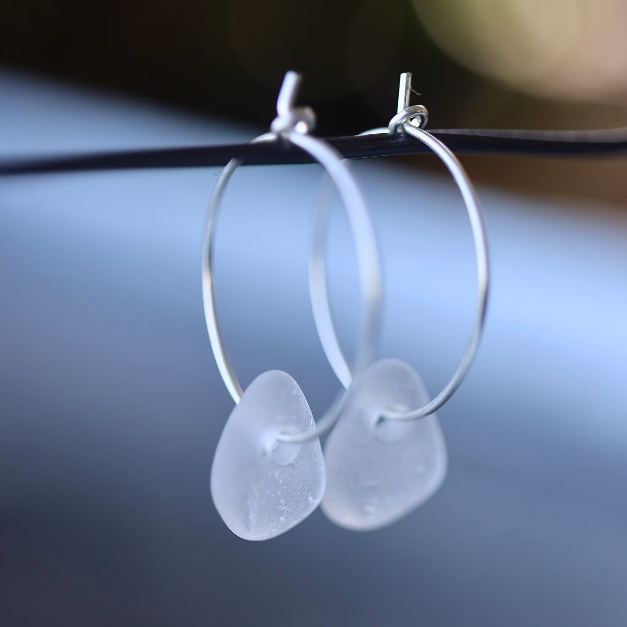 Small Loop Frosted Dew örhängen