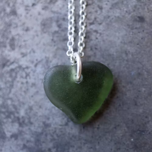 Green Heart halsband
