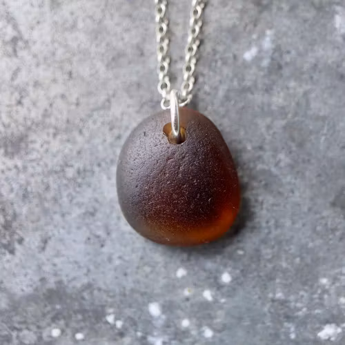 Monter-halsband Brown