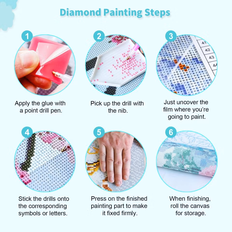 Slott - Diamond Painting  5D - 40x30