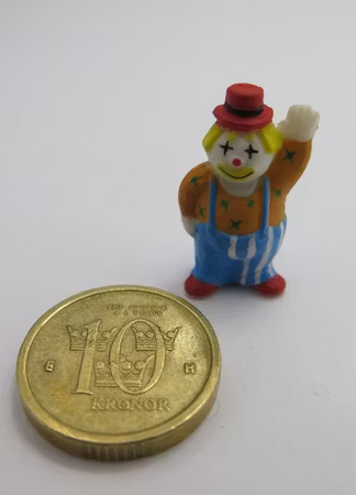 **Miniatyr** Hälsande clown