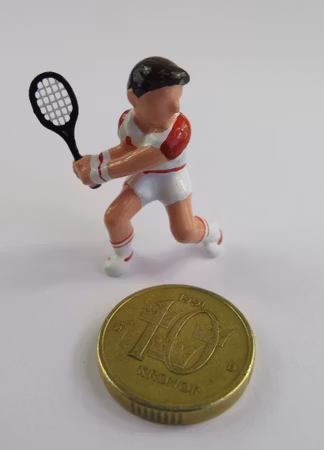 **Miniatyr** Tennisspelare