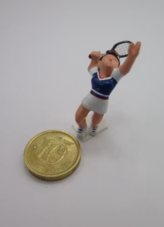 **Miniatyr** Tennisspelare tjej