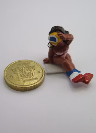 **Miniatyr** Dykare tjej