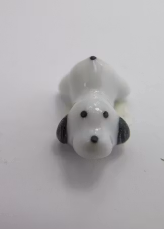 **Miniatyr** Porslins hund