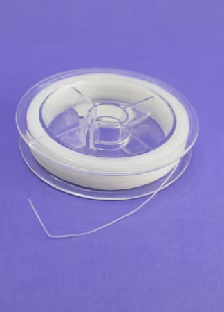 Elastisk nylontråd på rulle 0,5mm - 25m