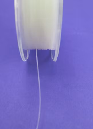 Elastisk nylontråd på rulle 0,5mm - 100m