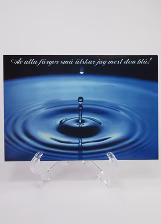 **Vykort större** Med text