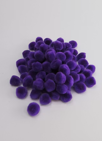PomPoms lila 10mm