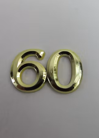 Guldsiffror dekoration nr 60