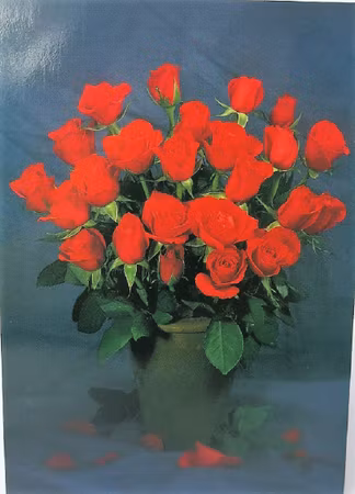 **Vykort** Blommor