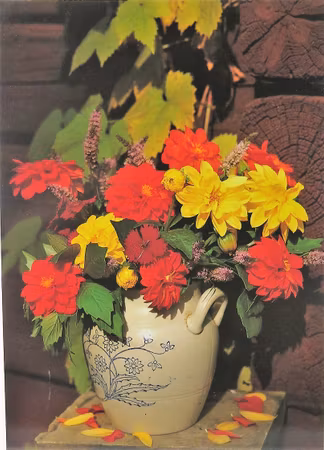 **Vykort** Blommor