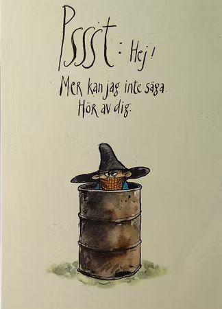 **Vykort större** Med text