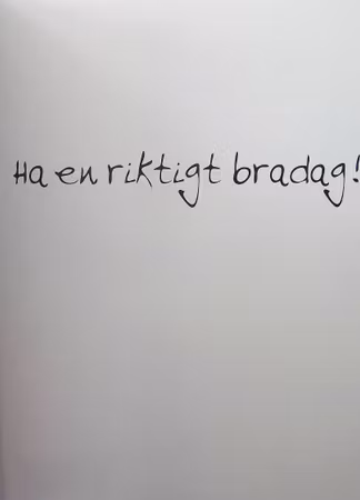 **Dubbel kort** Grattis