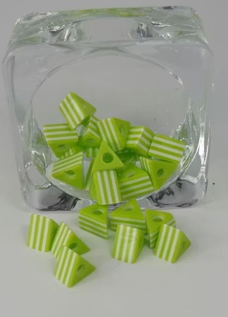 Tårtformad pärla Lime