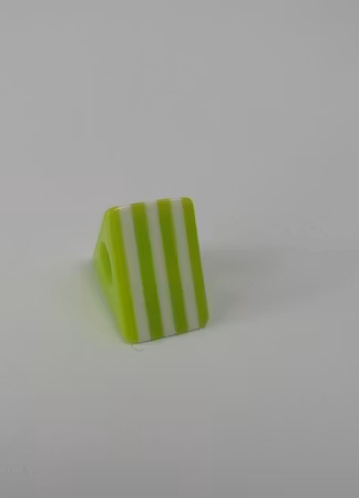 Tårtformad pärla Lime