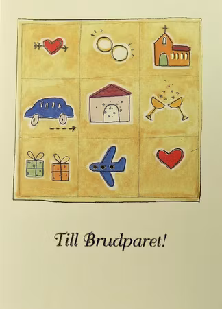 **Dubbel kort** Bröllop