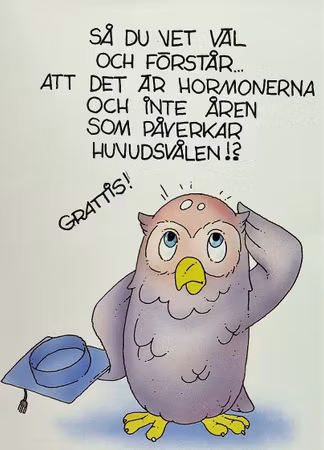 **Dubbel kort** Grattis