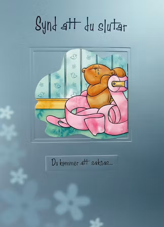 **Dubbel kort** Slutar jobb
