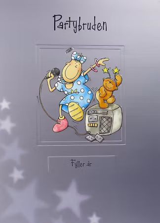 **Dubbel kort** Grattis