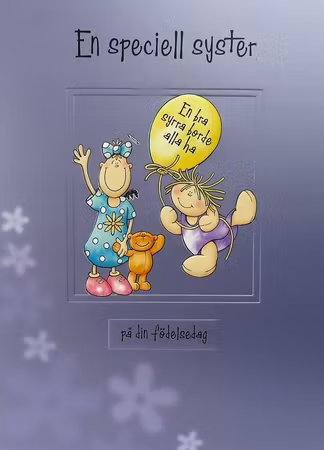 **Dubbel kort** Grattis