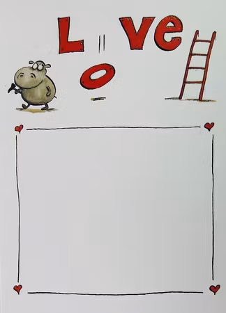 **Dubbel kort** Valentine
